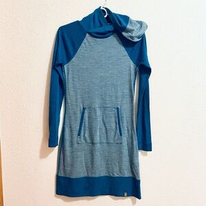 Smartwool Women's Hooded Blue Alpine Loop Dress XS